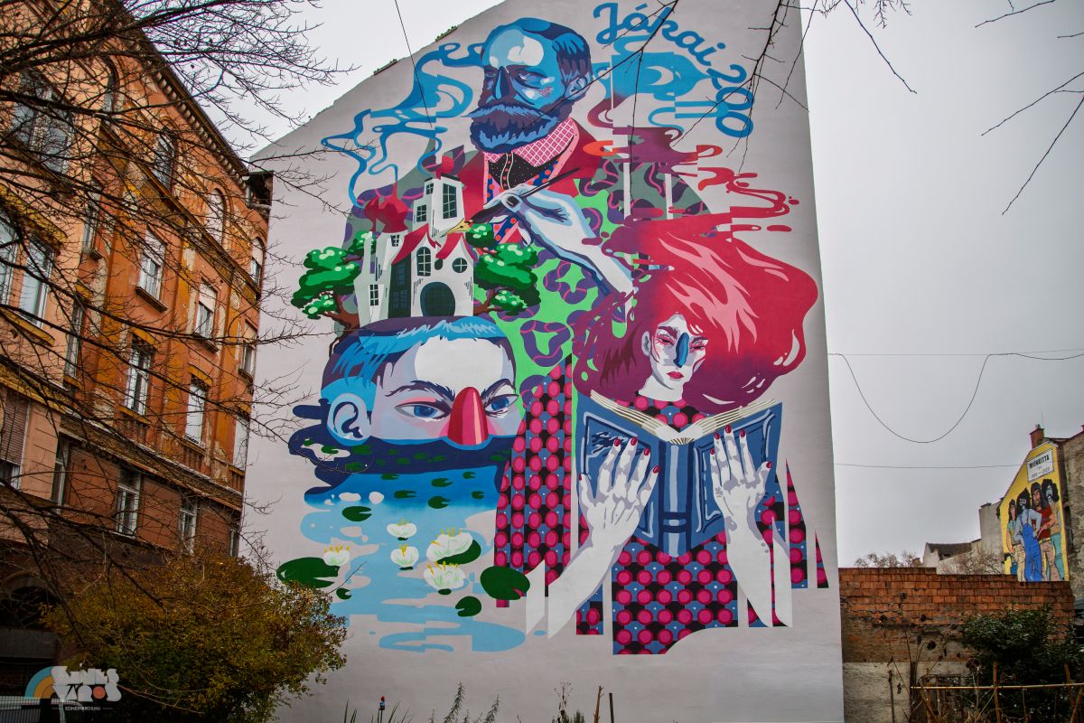 Színesváros Jókai200 emlékvé - 14